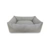 Medium 65cm Grey Suede Dog Bed