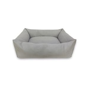 Medium 65cm Grey Suede Dog Bed