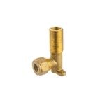 Brasshards 15C x 15MI x 70mm Brass Male Lugged Compression Elbow LF
