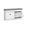 Artiss Shoe Storage Rack Bench 8 Pairs White