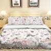 3D Sketch Flower 057 Bedding Set Pillowcases Quilt Duvet Cover Set Queen King