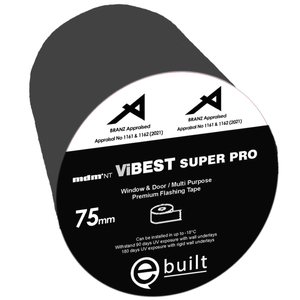 Vibest Super Pro Flashing Tape 75mm x 25m Window & Underlay Flashing Tape