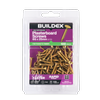 Buildex 6G x 25mm Gold Passivated Plasterboard Screws (Dual Type-17 Tip) - 100 Pack