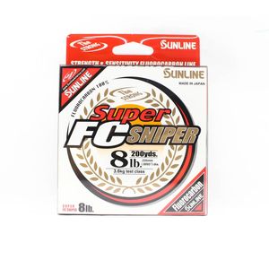 Sunline Super FC Sniper 100% Fluorocarbon Fishing Line 200 yds 8lb