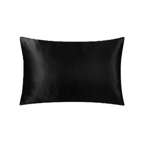 Bloomington Satin Standard Pillowcase 48 x 74 cm Black
