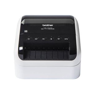 Brother QL-1110NWB Label Printer – Wide-Format Wireless Shipping Label Maker with Bluetooth & Ethernet