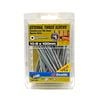 Zenith 10 - 8 x 100mm Galvanised Square Drive Countersunk Ribbed Head Timber Screws - 50 Pack
