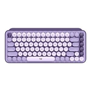 Logitech Pop Keys Wireless Mechanical Keyboard With Emoji - Cosmos Lavender [920-011227]