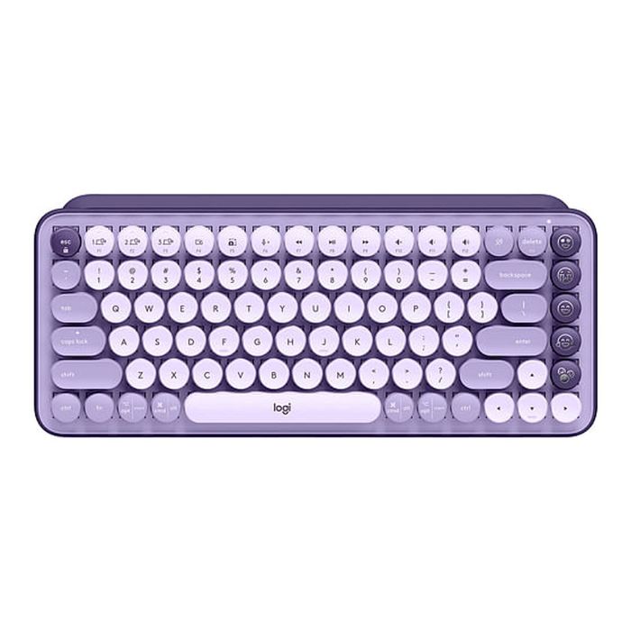 Logitech Pop Keys Wireless Mechanical Keyboard With Emoji - Cosmos Lavender [920-011227]