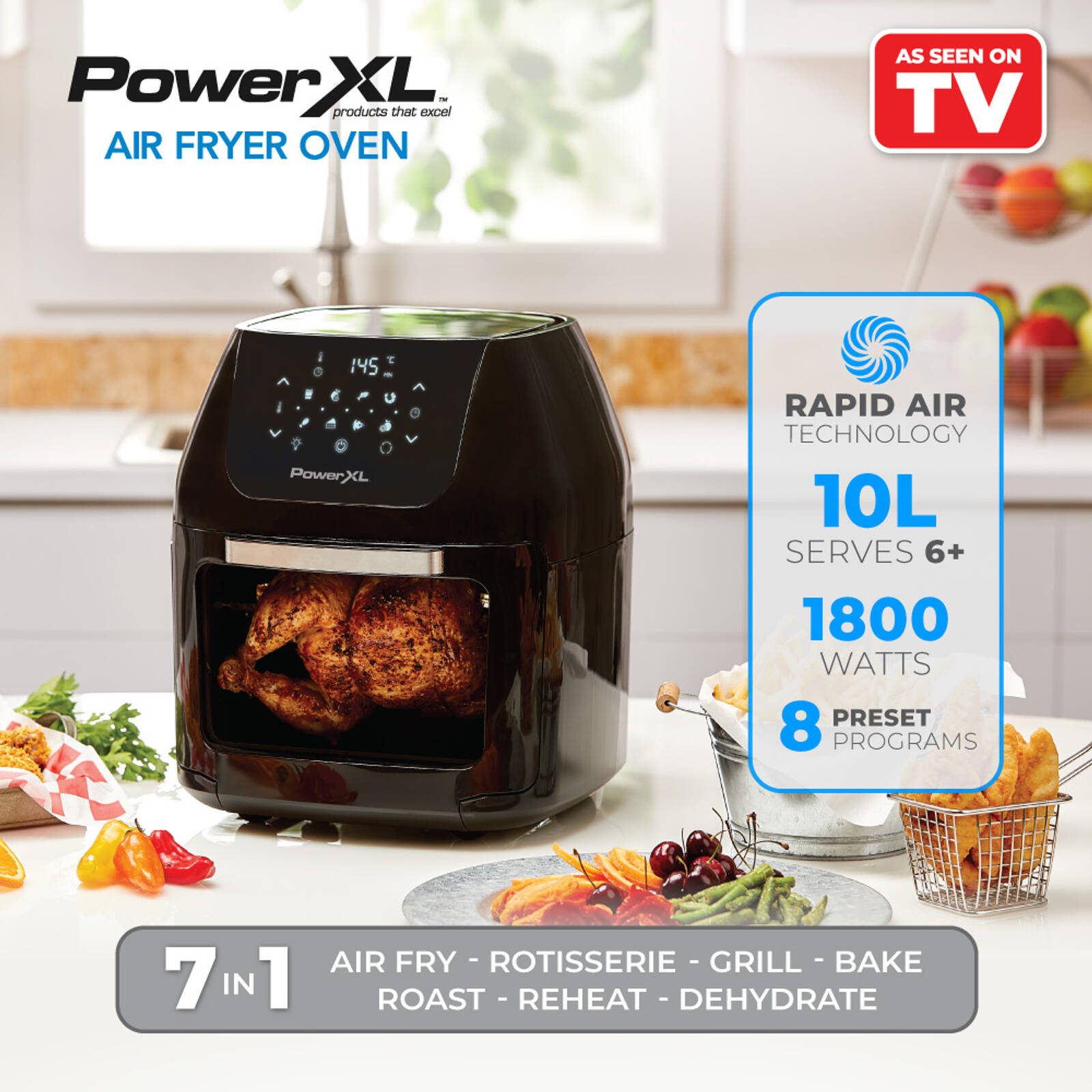 As Seen on TV PowerXL Air Fryer Oven Bunnings Australia