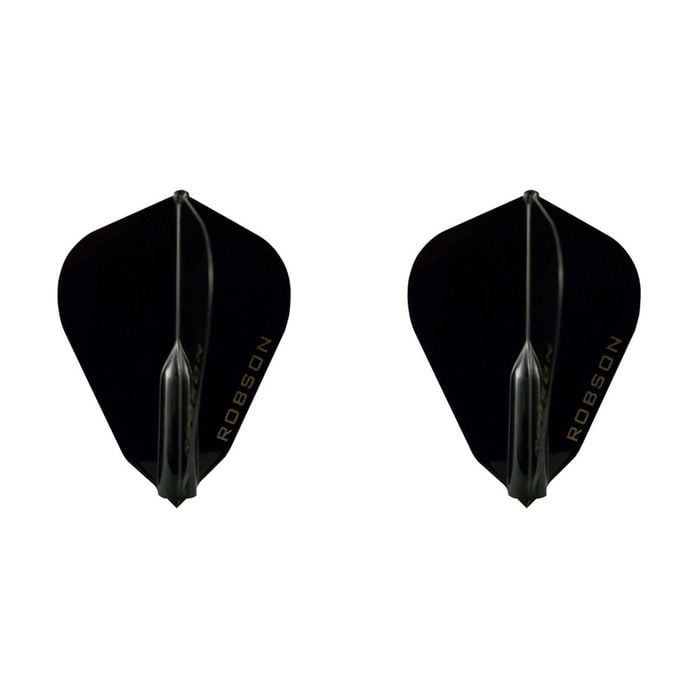2x 3pc Robson Plus Dart Flights F Shape Accessory Set - Blue