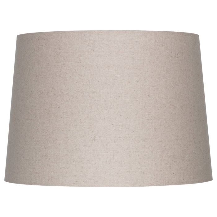 Verve Design 38cm Medium Natural Tapered Linen Lampshade