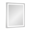 P&p Silver Led Bathroom Mirror Bluetooth Speaker Anti Fog Touch Wall Mounted
