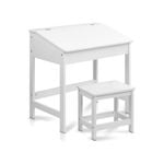 Keezi Kids Table and Chair Set Desk Storage