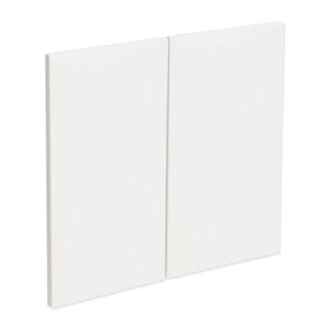 Kaboodle 600mm Gloss White Modern Medium Rangehood Door