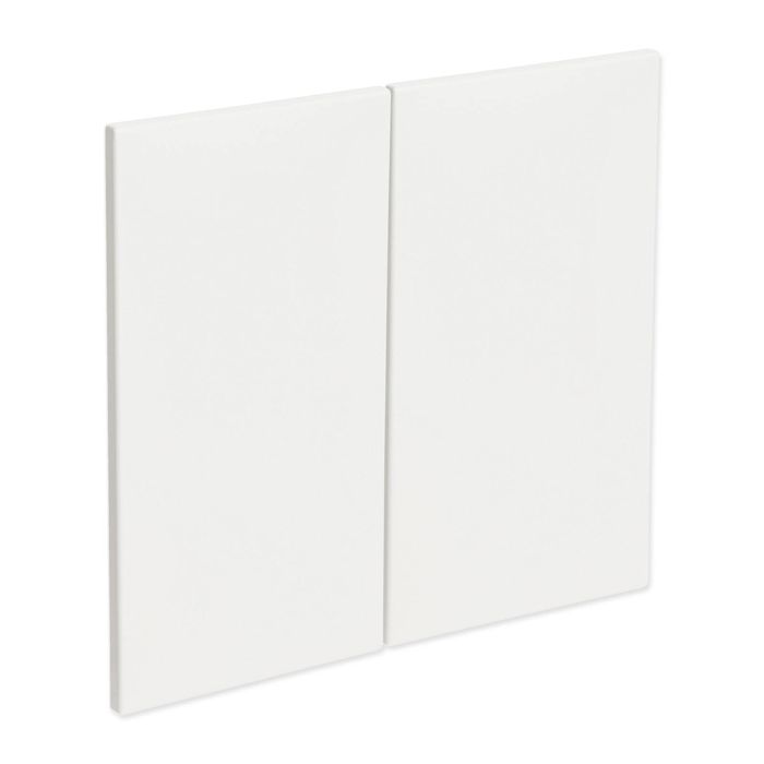 Kaboodle 600mm Gloss White Modern Medium Rangehood Door