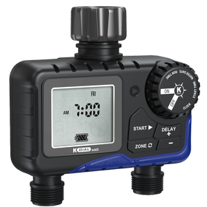 K-Rain K Dial Mark II Dual Outlet Digital Tap Timer With Rain Delay