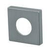 Miles Nelson Satin Chrome S Range Square Rosette Cover