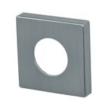 Miles Nelson Satin Chrome S Range Square Rosette Cover