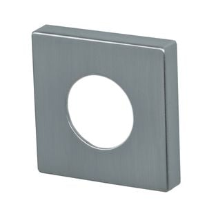 Miles Nelson Satin Chrome S Range Square Rosette Cover