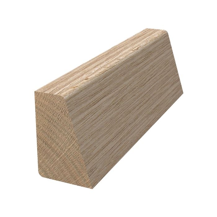 15 x 10mm 2.4m Tasmanian Oak Bevel Glass Bead