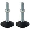 Richmond 40mm x M8 Fixed Cone Levelling Foot - 2 Pack - 40mm 8mm