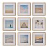 Pixel 30 x 30cm Gallery Photo Frames Natural - 9 Pack