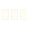 3x 60pc Filofax Pocket Notebook Paper Refill Coloured Stationery Pastel Plain