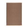Colorscope seasons ribbed contemporary outdoor rug brown 245x305cm