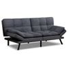 ALFORDSON Sofa Bed Adjustable Fabric Grey