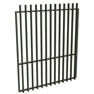 ProtectorAl 1201-1500W x 1800H Woodland Grey Aluminium Radiator Garden Gate