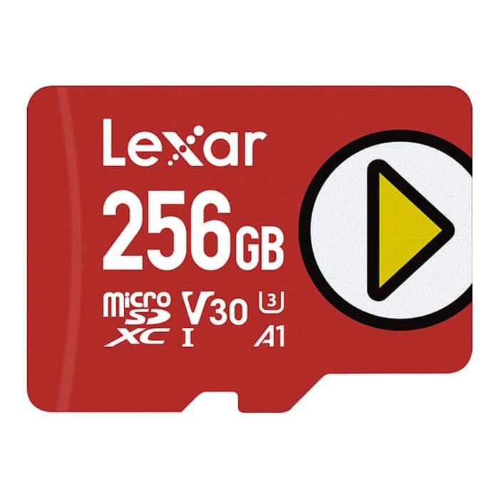Lexar PLAY 256GB C10 A1 UHS I U3 V30 Memory Card [LMSPLAY256G-BNNNG]
