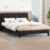 Alfordson Bed Frame King Size Fabric Charcoal