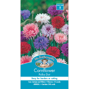 Mr Fothergill's Cornflower Polka Dot Seeds