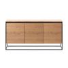 Modern Furniture RIVOLI Sideboard 155cm -  Natural Oak / Black