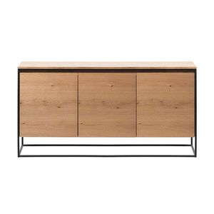 Modern Furniture RIVOLI Sideboard 155cm -  Natural Oak / Black