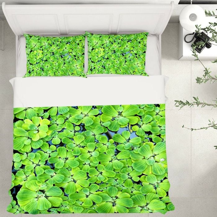 3D Green Clover 246 Bed Pillowcases Quilt Queen Size