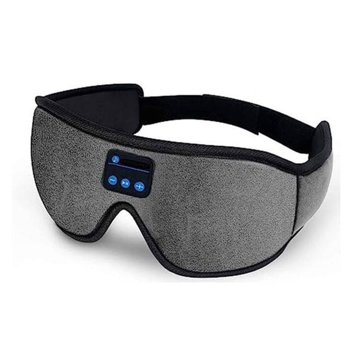 Catzon Sleep Headphones Bluetooth 5.0 3D Eye Mask Hands Free for Travel-Grey