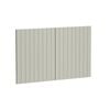 Kaboodle 900mm Pistachio V-Groove Med Rangehood Doors - 2 Pack