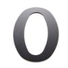 Sandleford 200mm Black Lorenzo House Number 0