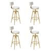 Levede 4pcs Bar Stool - White