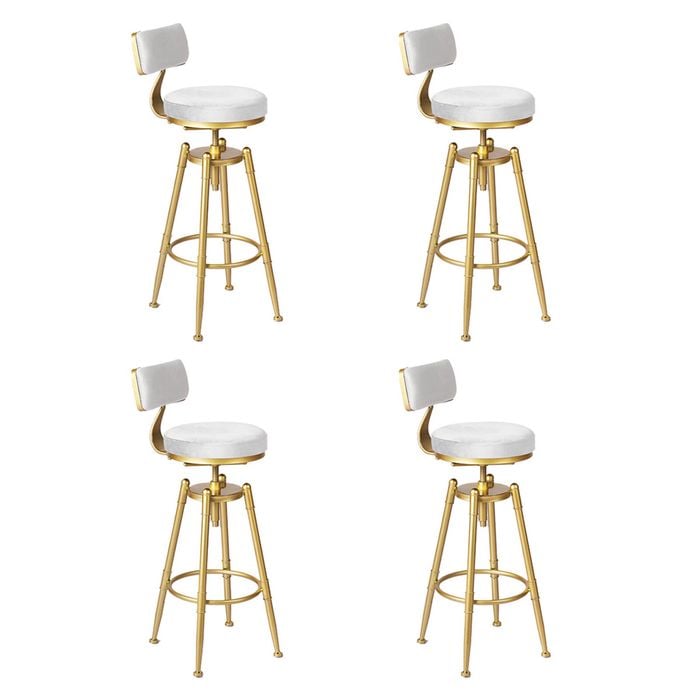 Levede 4pcs Bar Stool - White