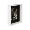 Nicola Spring 8" X 10" White 3d Deep Box Photo Frame - 4" X 6" Mount - Black