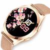Smart Watch With Bluetooth Calling, Heart Rate Monitor And Fitness Tracking Mesh Belt Gold