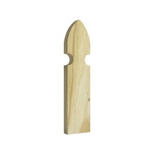 Genia Outdoor 68 x 19mm 0.9m Gothic Timber Picket