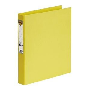 Marbig Polyethylene 2 D-ring Binder 25mm (A4) (Lemon)