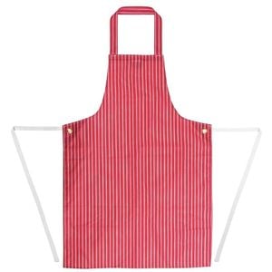 Whites Bib Apron Water Resistant Red/white Stripe Hospitality Kitchen Workwear