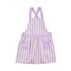 Alex Liddy Country Bloom Apron Lilac Stripe