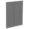 Kaboodle 900mm Smoked Grey Country Medium Pantry Doors - 2 Pack