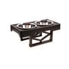 Pet Zone Black Adjustable Dog Feeder